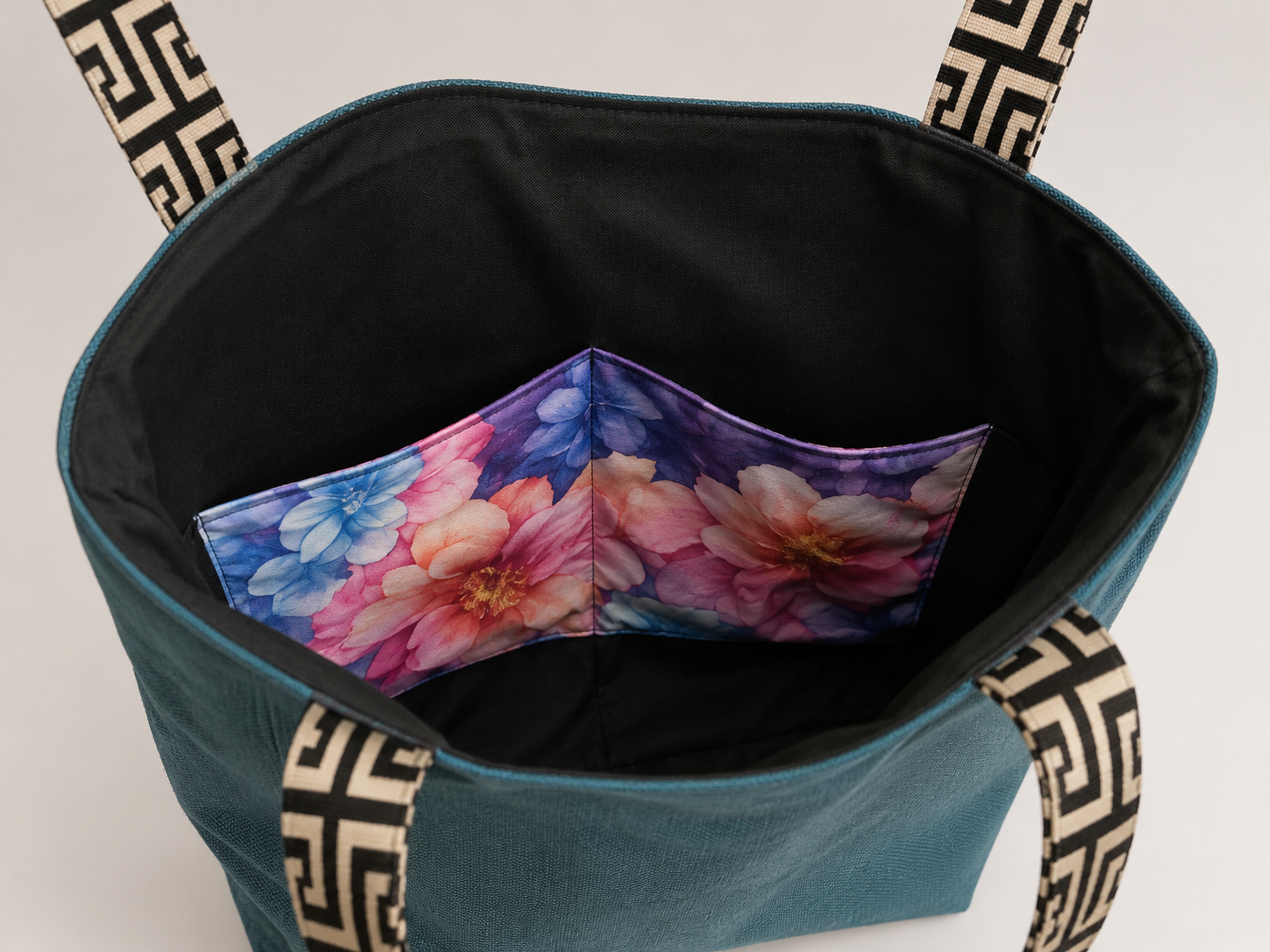 Torebka Shopper MARU – Kwiatowa Elegancja na Co Dzień